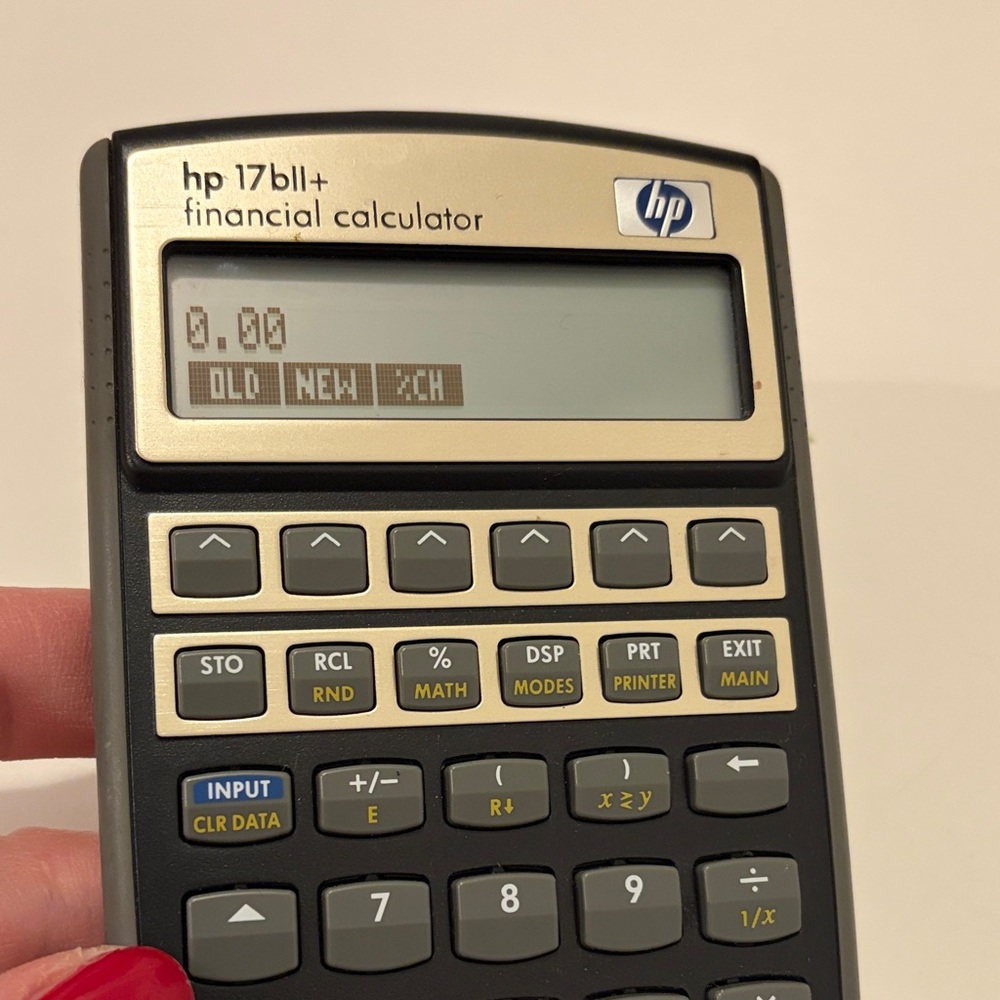 HP 17bII+ Financial Calculator - Black and Gold - Picture 3 of 5